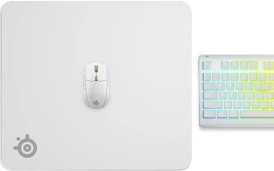 SteelSeries QcK Large White, 450x400mm, weiß