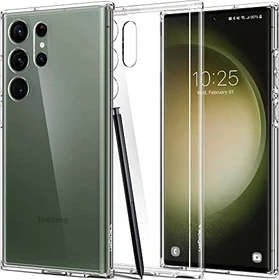 Spigen Ultra Hybrid für Samsung Galaxy S23 Ultra Crystal Clear