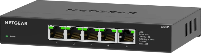 Netgear MS300 Desktop 2.5G Switch, 5x RJ-45