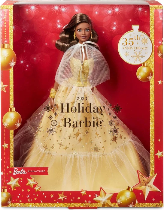 Mattel Barbie - Collector - Holiday Barbie 2023 brünette Haare