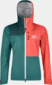 Ortovox 3L Ortler Funktionsjacke pacific green (Damen)