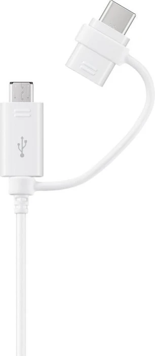 Samsung USB-A 2.0 auf USB-C/USB 2.0 Micro-B Combo Adapterkabel, 1.5m weiß