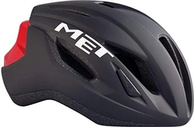 MET Strale Helm black red/matt glossy