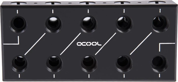 Alphacool ES Distro Plate C5, Verteilerplatte