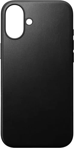 Nomad Modern Leather Case für Apple iPhone 16 Plus schwarz