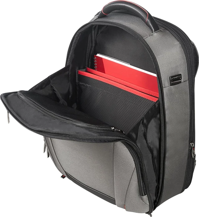 Samsonite Pro-DLX 5 Laptop Backpack 3V expandable 15.6" erweiterbarer Notebook-Rucksack grau
