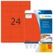 Herma Etiketten, 70x37mm, ablösbar, rot, 20 Blatt (480 Etiketten) Vorschaubild