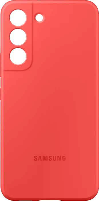 Samsung Silicone Cover für Galaxy S22 Glow Red