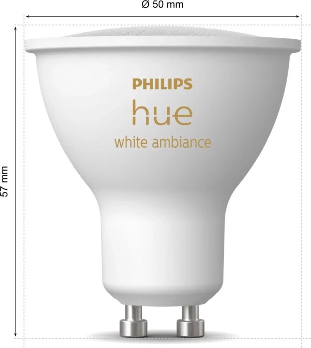 Philips Hue White Ambiance 400 GU10 4.2W