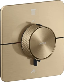 Hansgrohe Axor ShowerSelect ID softsquare Thermostat für 2 Verbraucher brushed bronze