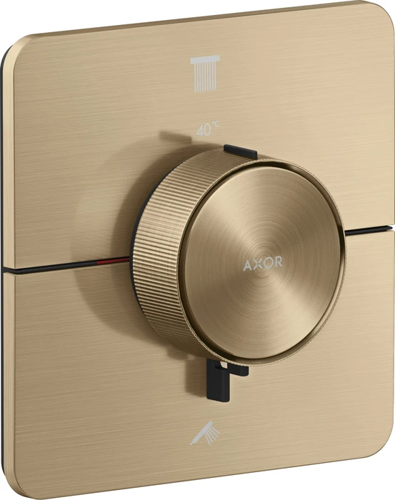 Hansgrohe Axor ShowerSelect ID softsquare Thermostat für 2 Verbraucher brushed bronze