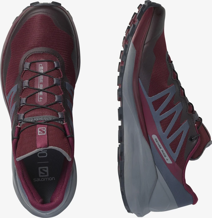 Salomon Sense Ride 4 wine tasting/quiet shade/ebony (Damen)