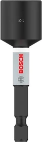 Bosch Professional PRO Nutsetter Impact Außensechskant Steckschlüssel 1/4", 1/2"x65mm, 1 Stück