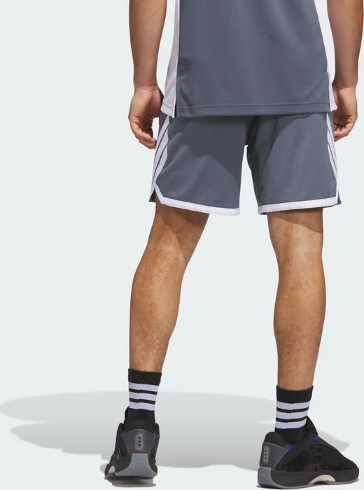 adidas 3G Speed Reversible Basketball Aeroready Trainingshose kurz grey four/white (Herren)