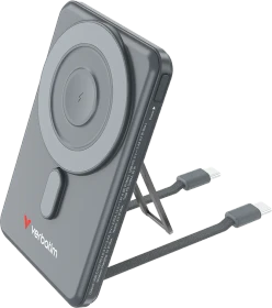 Verbatim Charge 'n' Go Power Bank mit USB-C-Kabel 5000mAh grau