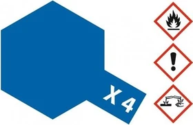 Tamiya Acrylic Paint X-4 blue, 23ml