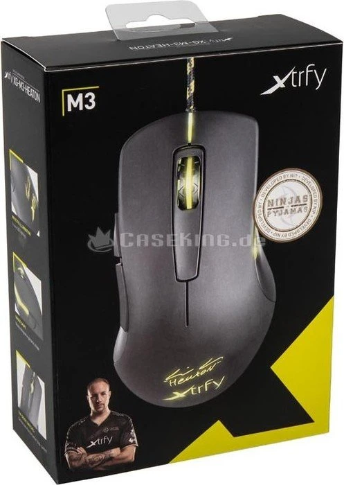 Xtrfy M3 HeatoN schwarz, USB