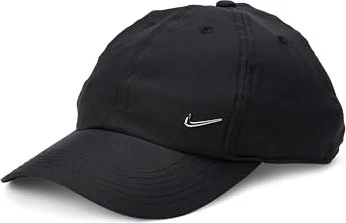 Nike Dri-FIT Club unstrukturierte Metall-Swoosh Kappe schwarz (Junior)