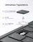 Inateck Superleicht Tastatur Hülle für iPad Air 6 11"/iPad Air 5/iPad 10/iPad Pro 11", grau, DE Vorschaubild