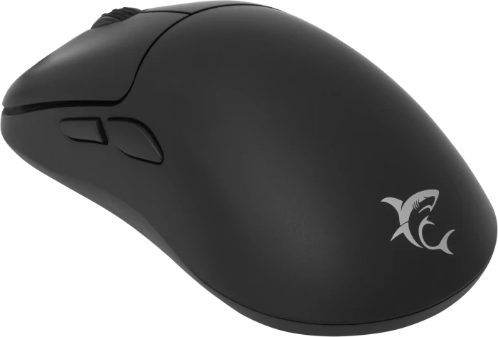 White Shark Aero Black Wireless Gaming Mouse, schwarz, USB