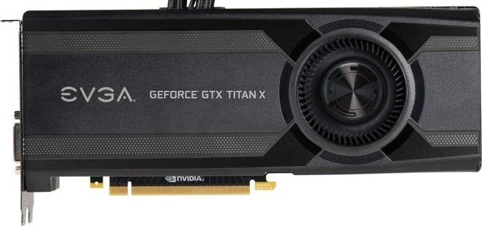 EVGA GeForce GTX Titan X Hybrid, 12GB GDDR5, DVI, HDMI, 3x DP