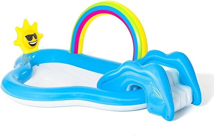 Bestway Rainbow'n'Shine Planschbecken rechteckig 257x145x91cm