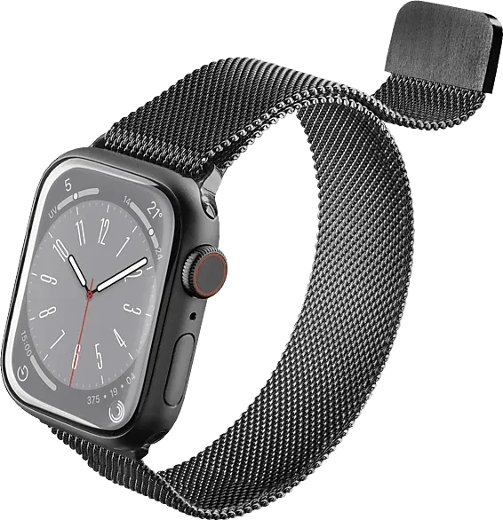 Cellularline Steel Band für Apple Watch 38mm/40mm/41mm schwarz
