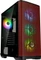 BitFenix Nova Mesh SE TG 4ARGB, schwarz/rot, inkl. 4x Lüfter, Lüfter LED RGB, Glasfenster Vorschaubild