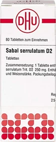 DHU Sabal serrulatum D2 Tabletten, 80 Stück