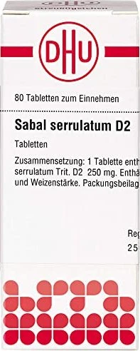 DHU Sabal serrulatum D2 Tabletten, 80 Stück