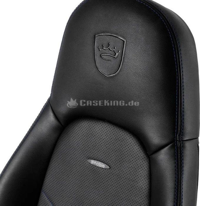 noblechairs Icon Gamingstuhl, schwarz/blau