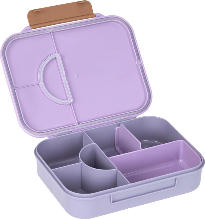 Lässig Bento Brotdose Little Gang Herz lila