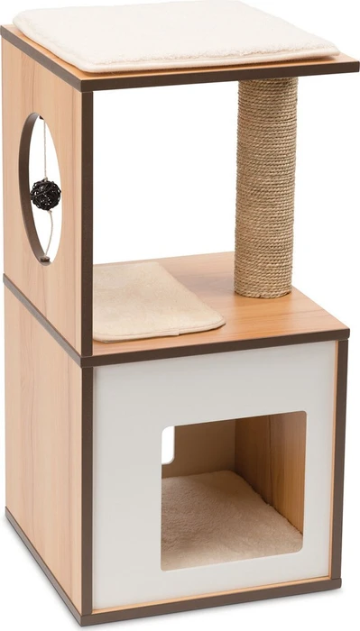 Catit Vesper Design Box Small Walnuss, beige/braun/weiß (52075)
