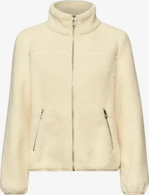 Street One Kuschelige Teddy Jacke eggshell ecru (Damen)