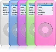 Apple iPod nano Tubes Silikonhüllen, 5er-Pack