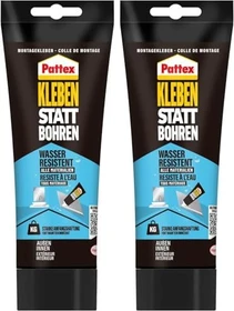 Pattex Kleben Statt Bohren Wasserresistent Montagekleber, 340g