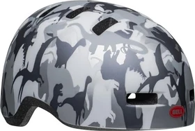 Bell Lil Ripper Kinderhelm camosaurus matte gray/silver