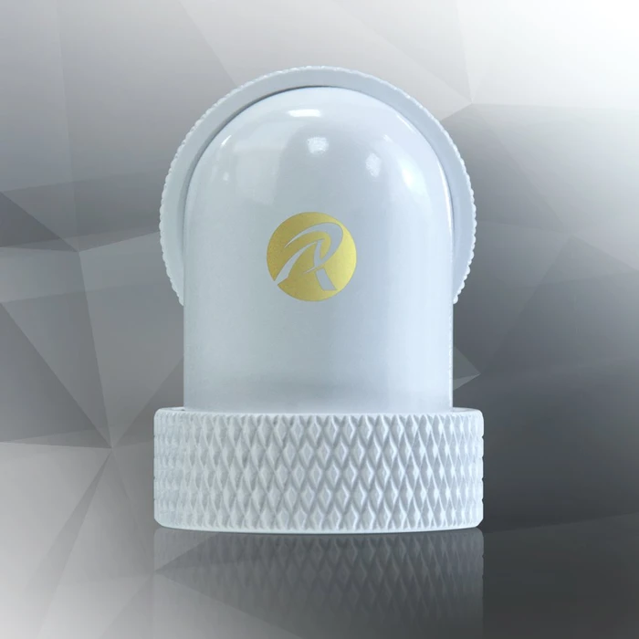Raijintek Pelias D140906 L-Verbinder 90° 14mm, weiß, 6er-Pack