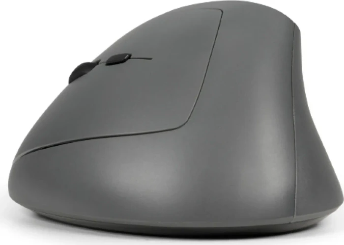 BakkerElkhuizen MidWay 3-Mode Vertical Mouse, grau/schwarz, USB/Bluetooth