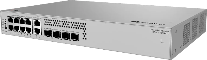 Huawei eKit SME Network eKitEngine S310S Series Desktop Gigabit Managed Switch, 10x RJ-45, 2x SFP, 2x SFP+, 128W PoE+
