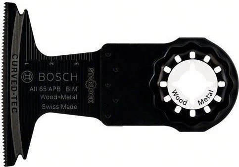 Bosch Professional AII65APB Wood and Metal SL BIM Tauchsägeblatt 65mm, 1 Stück