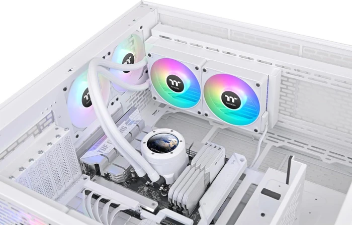 Thermaltake TH240 V2 Ultra EX ARGB Sync Snow Edition, weiß