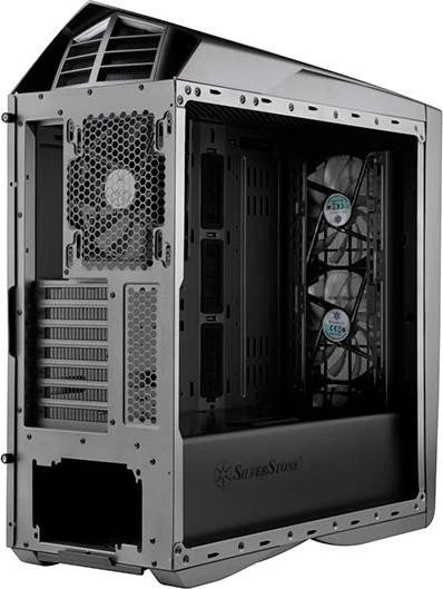 SilverStone Primera PM01 titanium, Acrylfenster