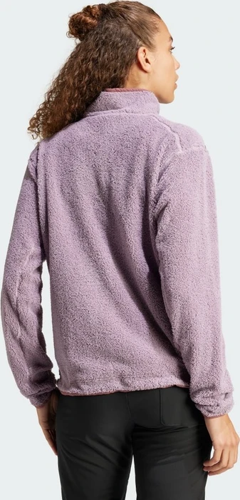 adidas Terrex Xploric High Pile Fleece Pullover preloved fig (Damen)