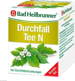 Bad Heilbrunner Durchfall Tee N Beutel, 8 Stück