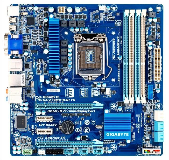 GIGABYTE GA-Z77MX-D3H TH (Intel 1155)