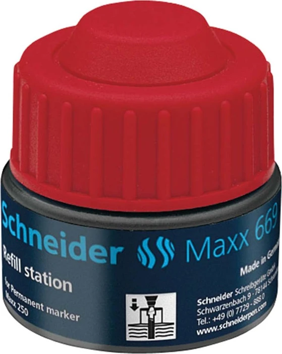 Schneider Maxx 669 Tintenflasche rot, 30ml (166902)