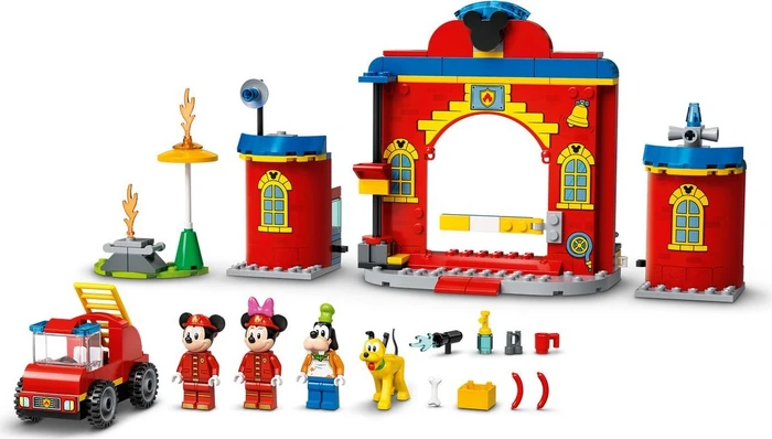 LEGO Disney Mickey and Friends - Mickys Feuerwehrstation und Feuerwehrauto