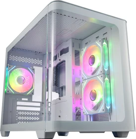 FSP S380-WA White, Glasfenster (POC0000244)