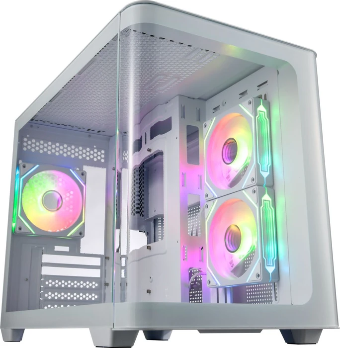 FSP S380-WA White, Glasfenster